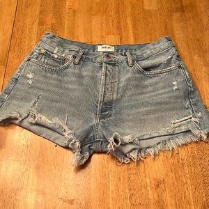 NWOT AGOLDE jean shorts 30